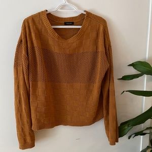 Mustard winter sweater